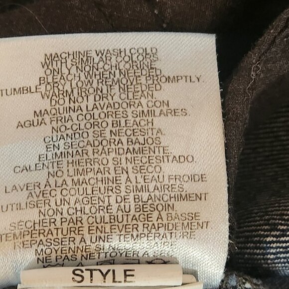 Ellen Tracy Denim The Straight Womens Jeans Size 10 Mid Rise Hemmed Dark Wash - Picture 9 of 9